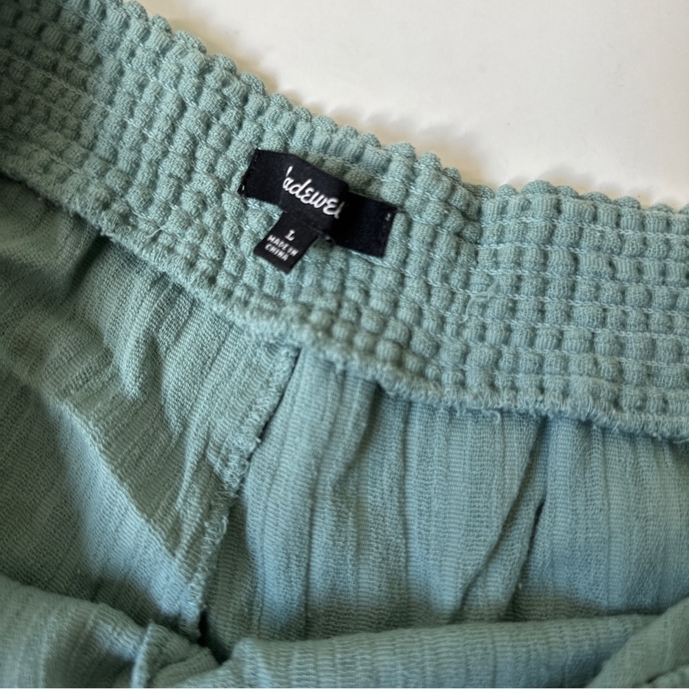 Madewell Blue Beach Porte Fringe Cover-Up Shorts - Picture 5 of 8